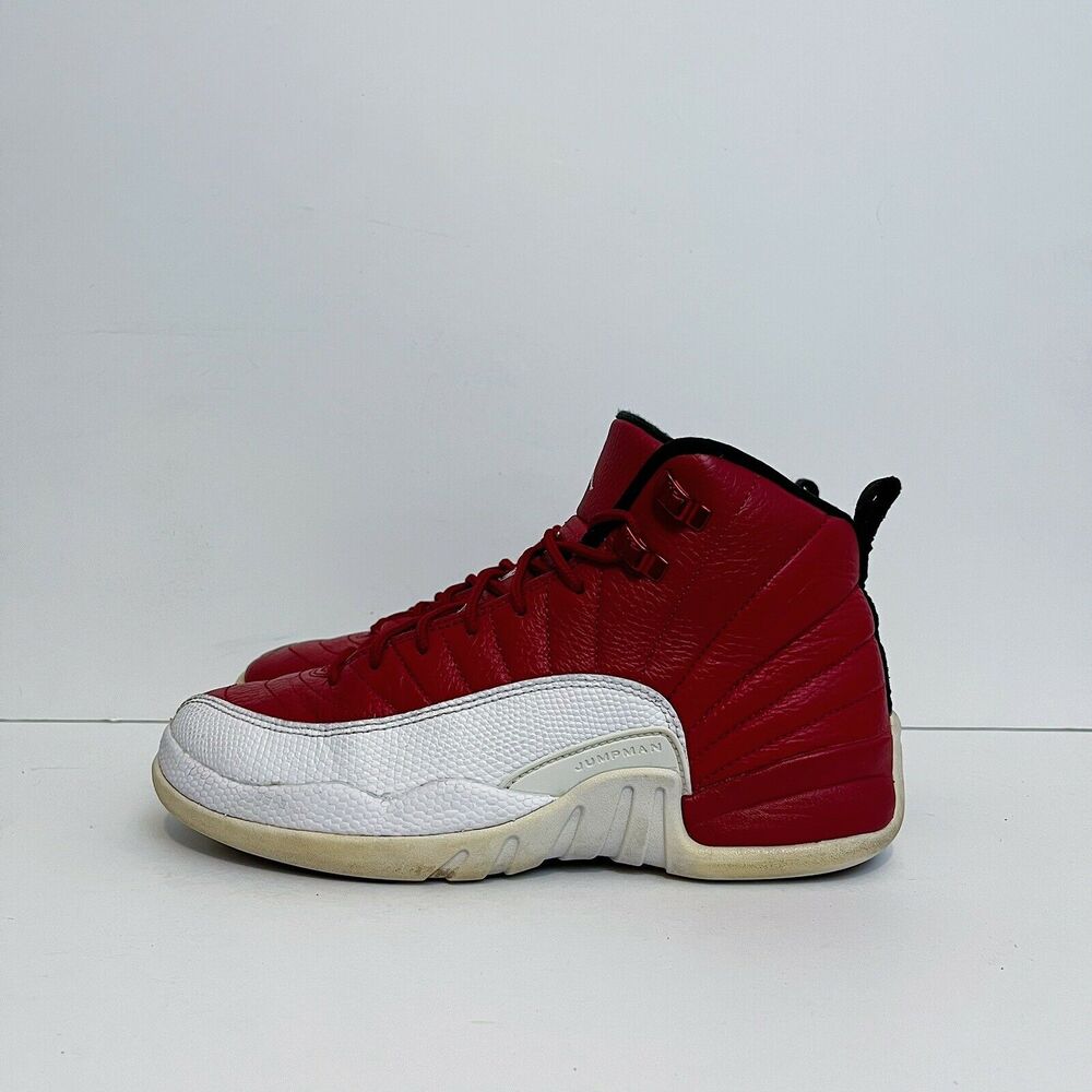 2016 Nike Air Jordan 12 Retro XII GS BG Gym Red Alternate 153265 600 Sz 6.5Y
